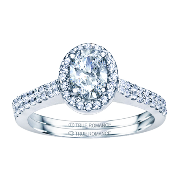Rm1301v-14k White Gold Oval Cut Halo Diamond Semi Mount Engagement Ring ...